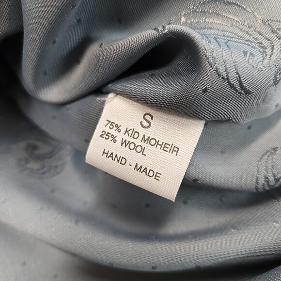 Vintage Norwegian Design Womans Small Oversized Cardigan Wool Bergen Hand Made - Picture 10 of 12